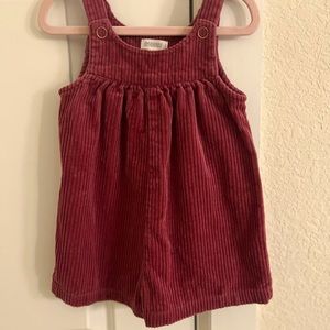 Gymboree Corduroy Mauve Overall / Romper